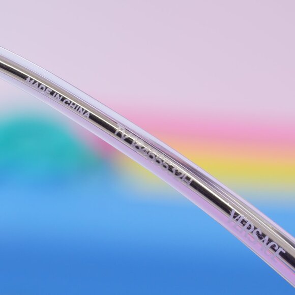 Versace Kids VK3321U 5372 Cat Eye Eyeglasses 48mm - Pink Transparent - Picture 6 of 10